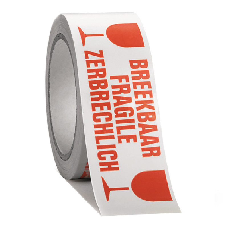 Tape met waarschuwing