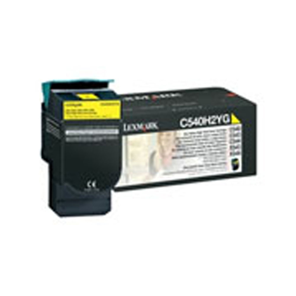 Lexmark C540H2YG cartouche toner et laser - vue 2