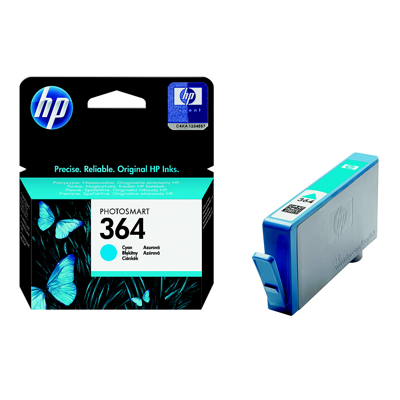 HP 364 Cartouche d'encre authentique CB318EE - Cyan
