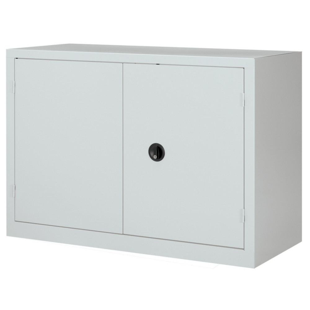 Armoire monobloc Tanker H. 100 x L. 120 cm - Corps Gris - Portes Grises