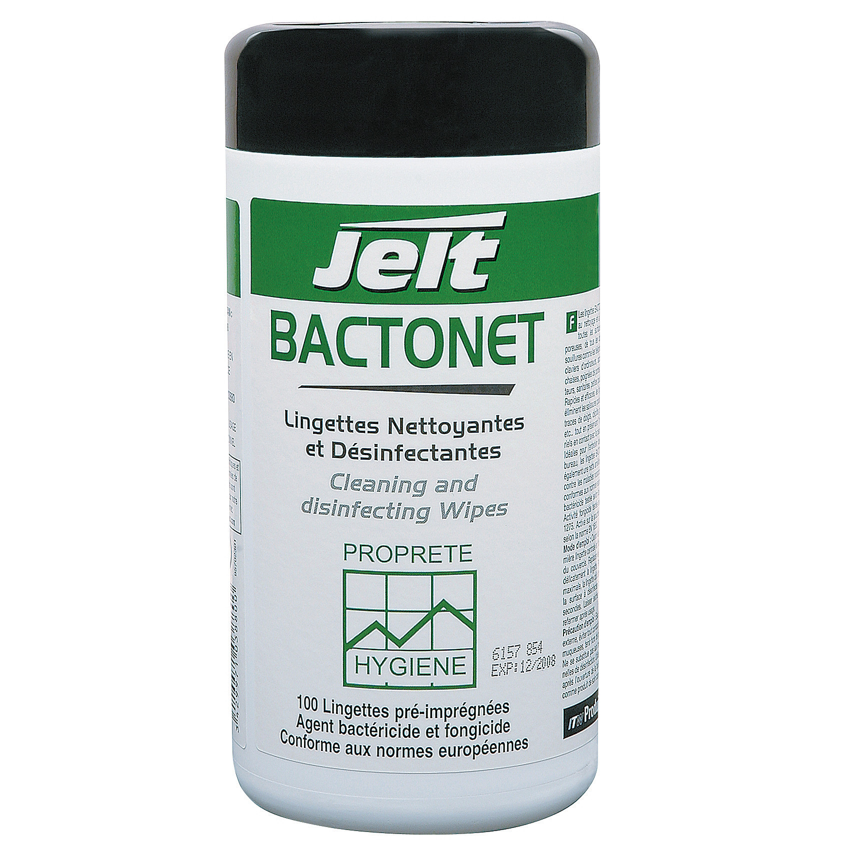 Jelt Boîte de 100 Lingettes - BACTONET