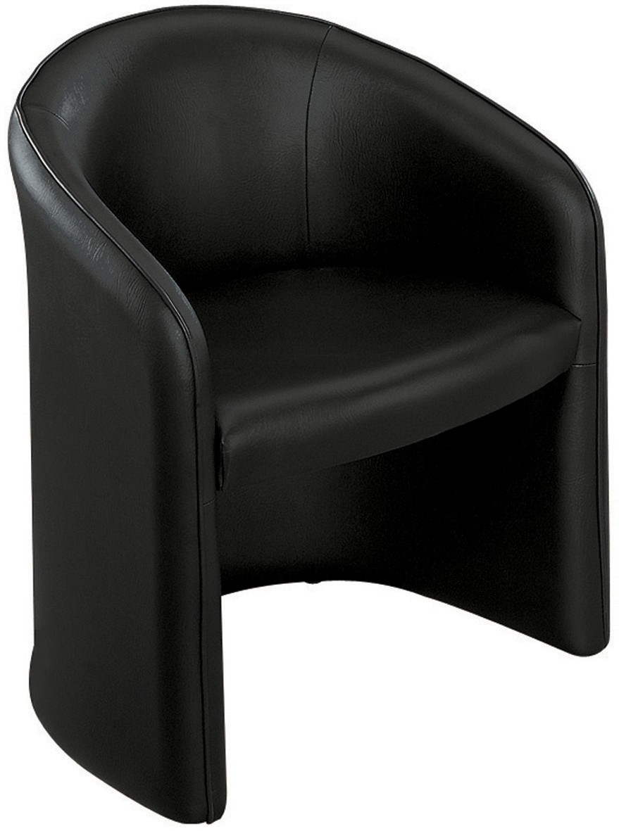 Chauffeuse MAJIC Simili cuir - Noir