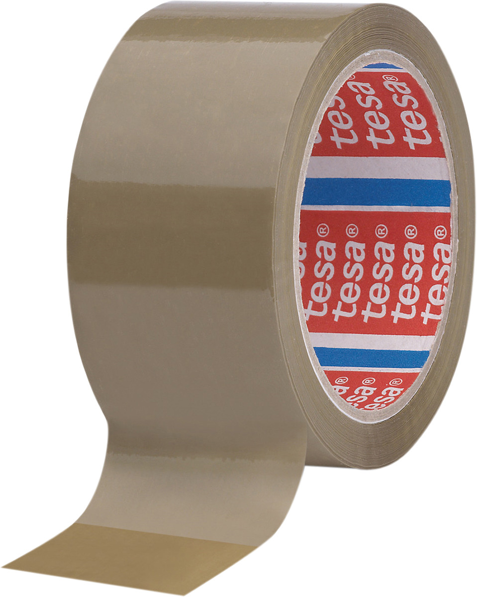 tesa® Ruban adhésif d'emballage tesapack polypropylène 28 microns - 50 mm x 66 m - Havane