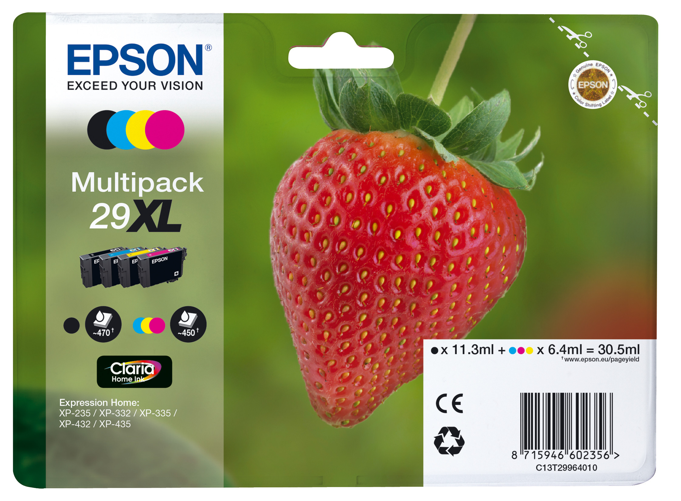 Epson Fraise 29XL Multipack - vue 5