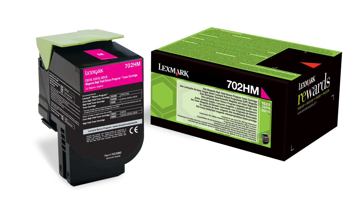 Cartouche de toner Lexmark 70C2HM0 pour imprimantes laser Rendement jusqu'à 3000 pages - vue 5