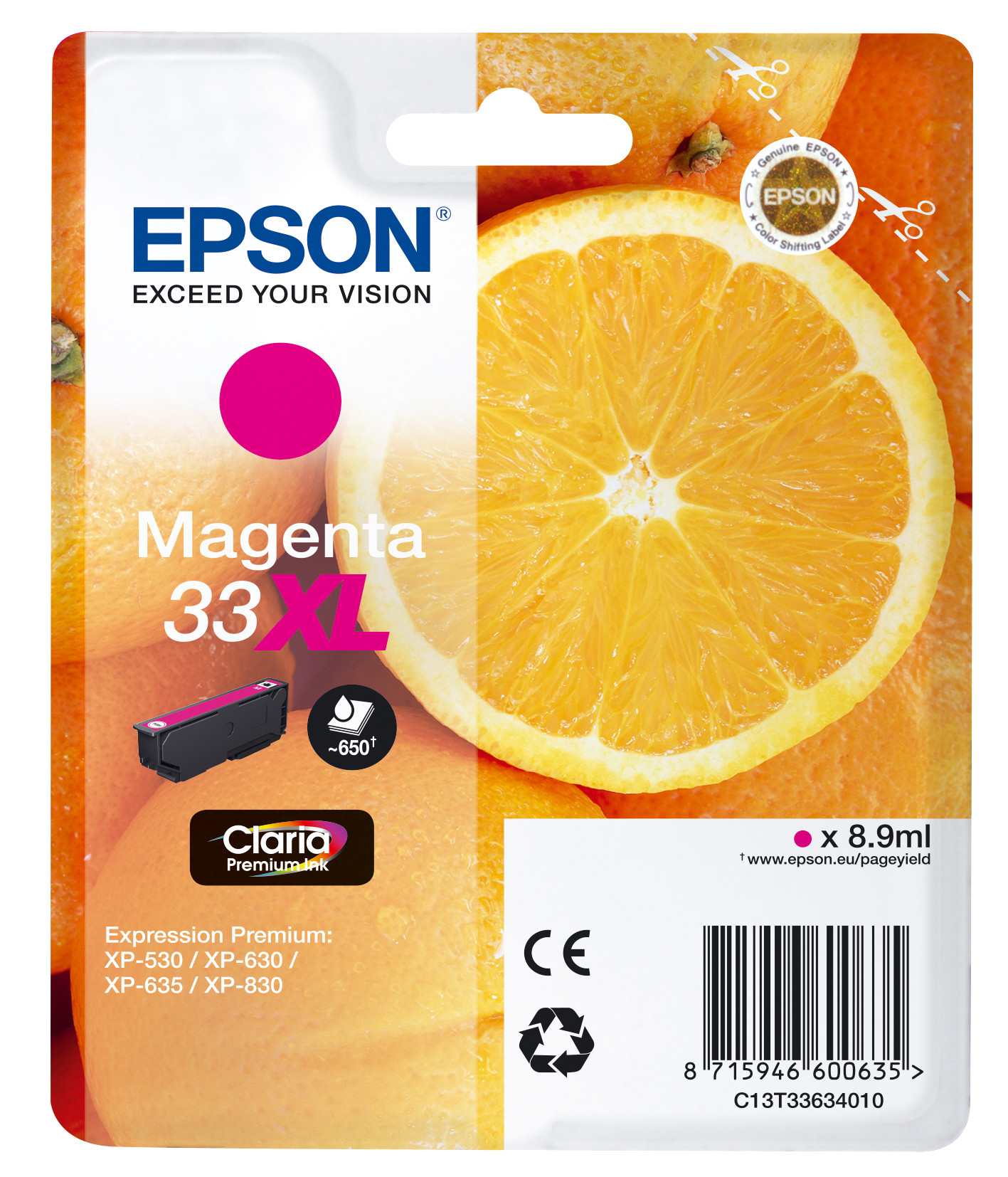 EPSON Cartouche dencre T3363 Oranges C13T33634012 - vue 8