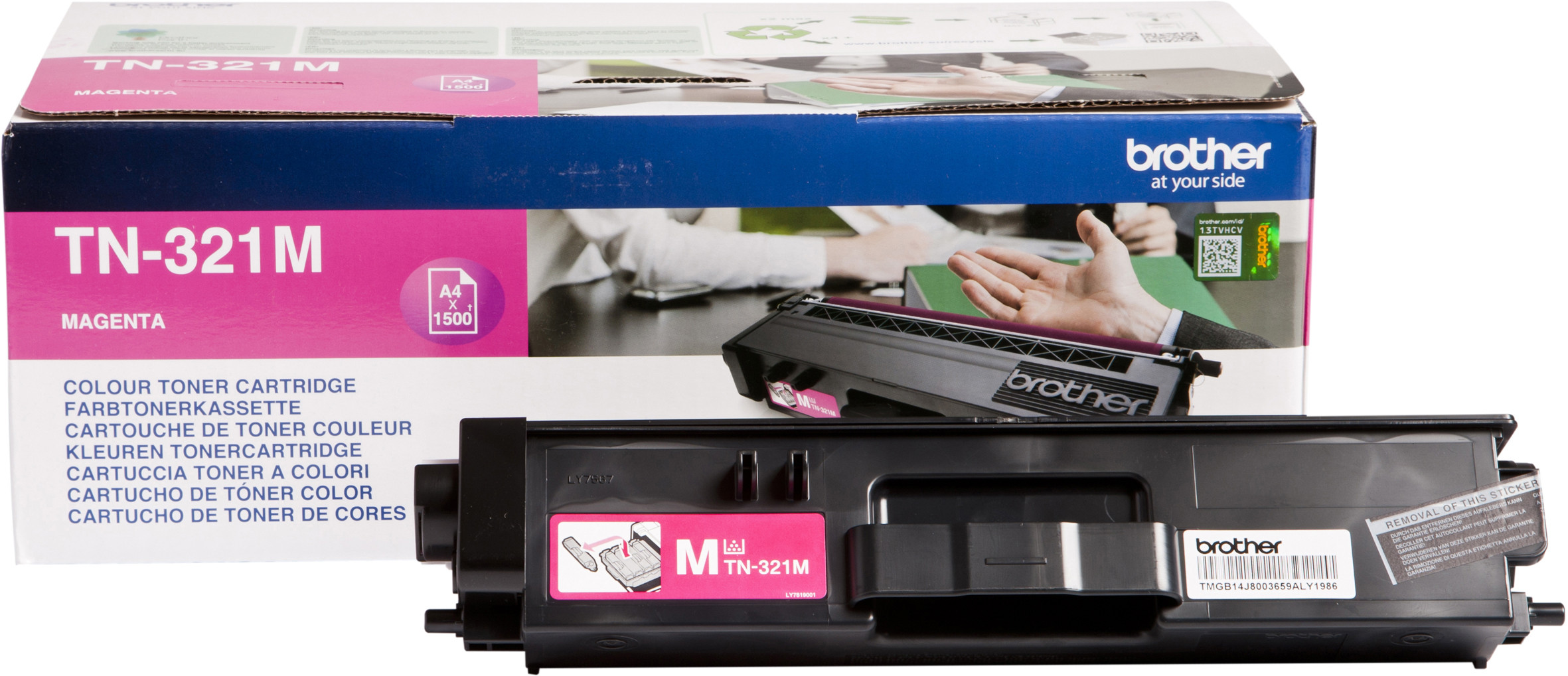 Brother TN321 Toner original - Magenta