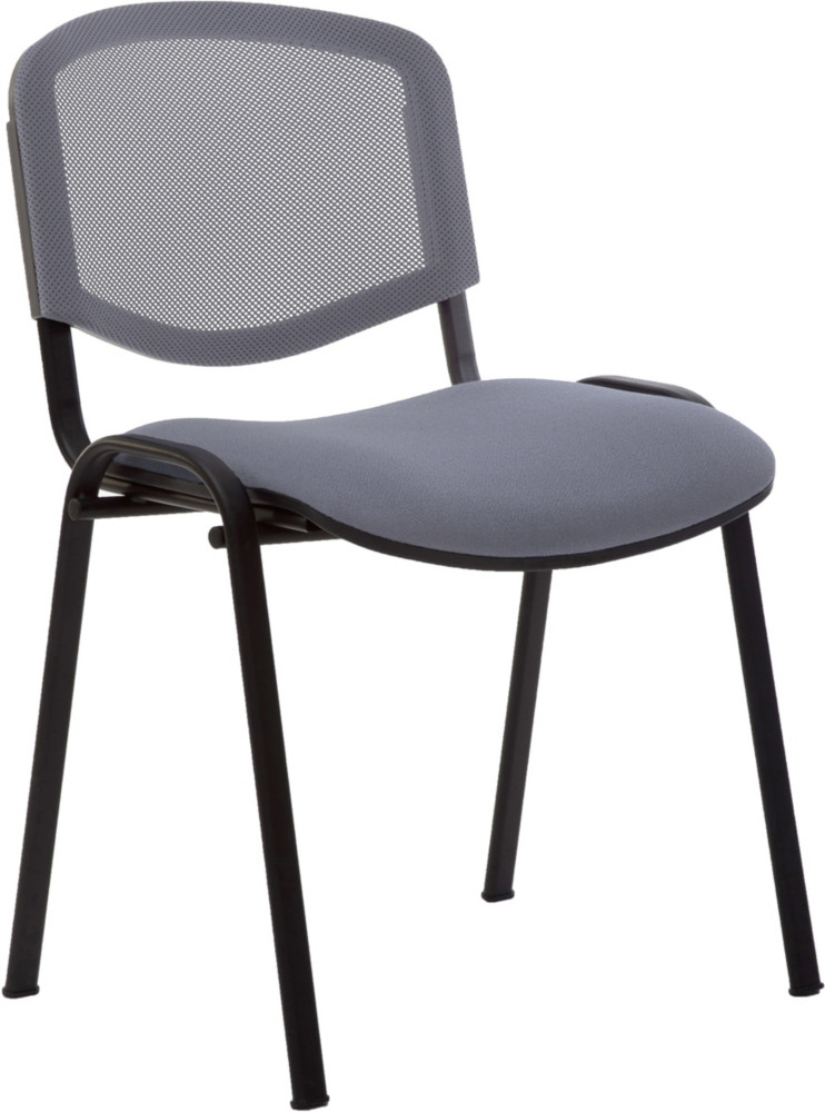 Chaise  de runion et visiteur First Maille filet tissu -  Gris