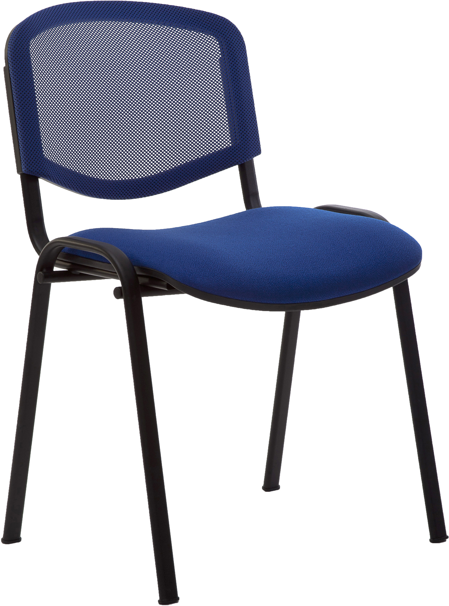 Chaise de réunion et visiteur First Maille filet/tissu - Bleu