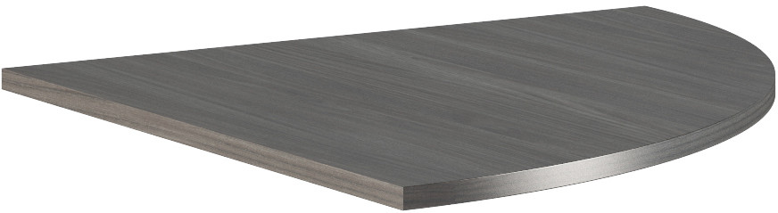 Angle de liaison 90 arrondi Pronto Mtal - Plateau Cendre