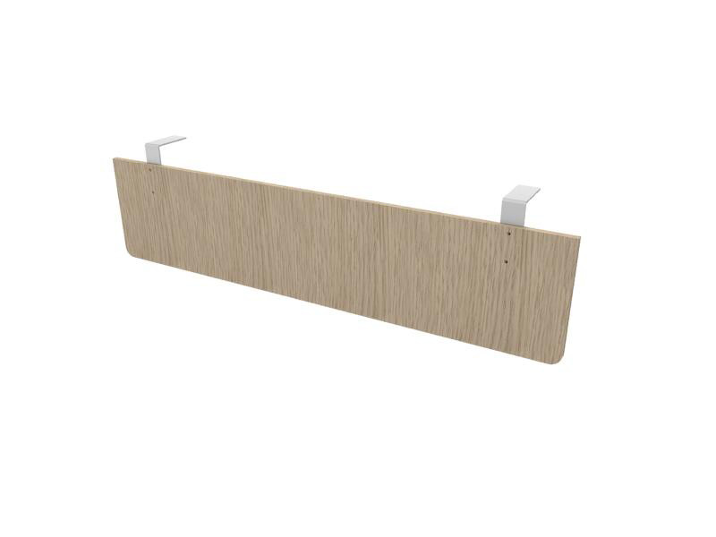 Voile de fond bureau direction E-link - H.33 cm - Chne - Fixations Aluminium