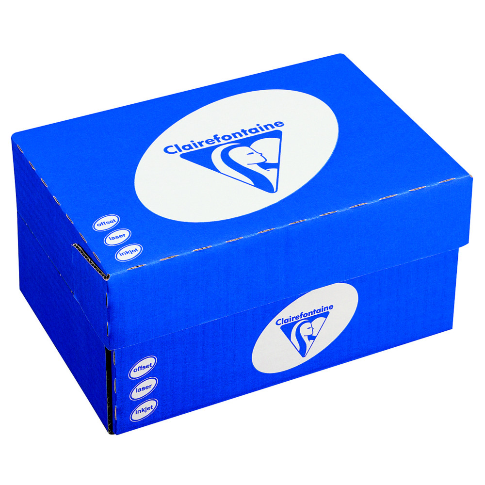 Clairefontaine Enveloppe blanche Premium DL 110 x 220 mm 90g fentre 45 x 100 mm - autocollante bande protectrice - Lot de 250
