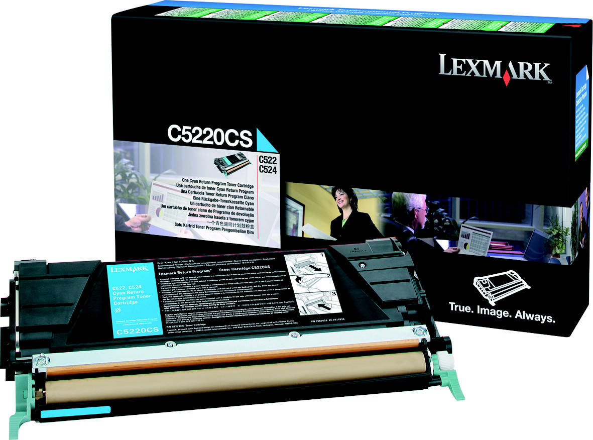 Lexmark Cartouche de toner 1 x cyan 1500 pages LRP Consommable - vue 4