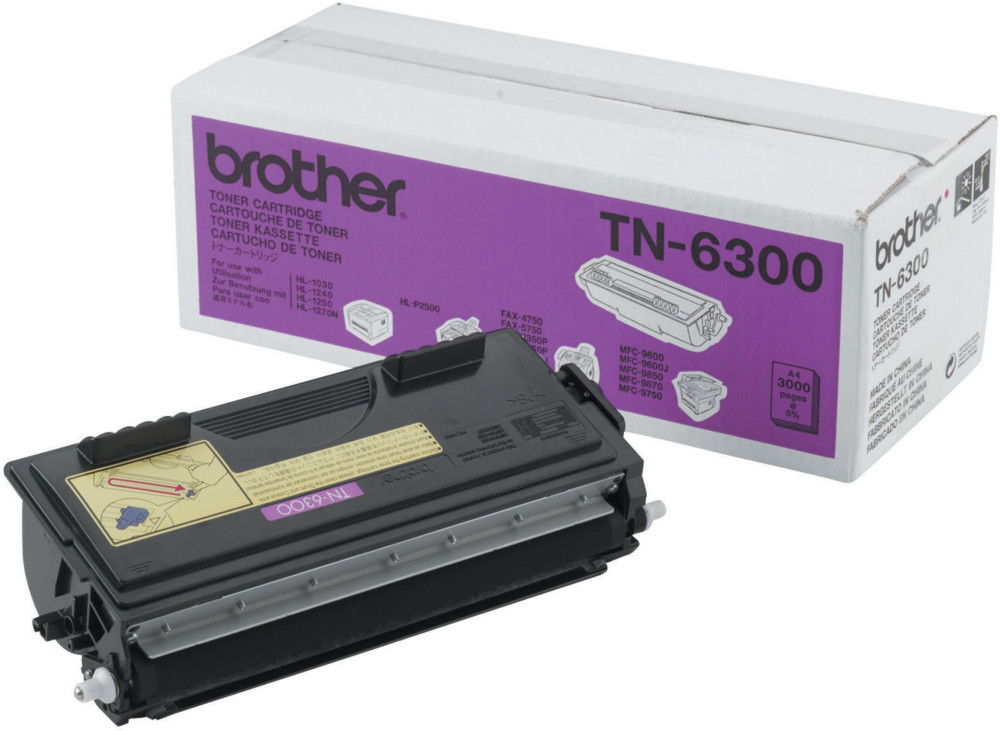 Brother TN6300 Toner original - Noir