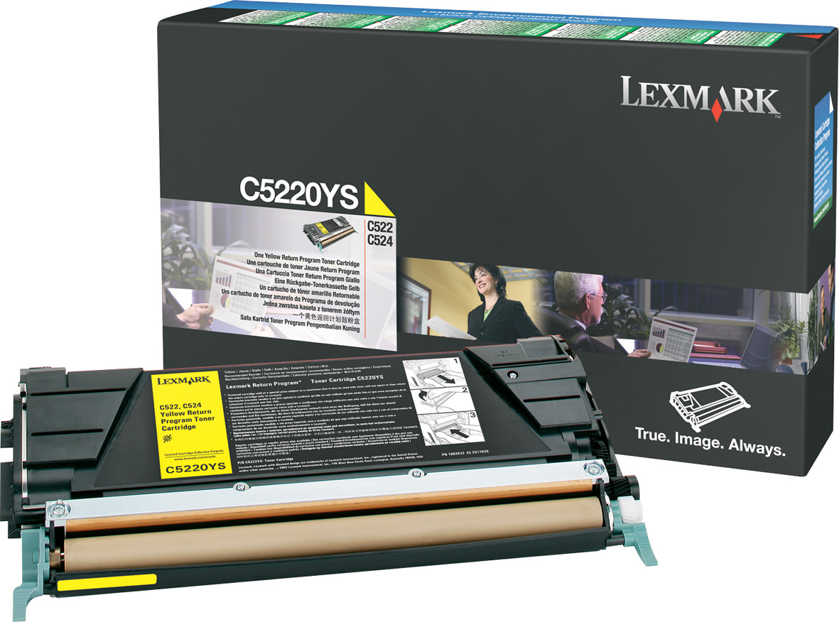 Lexmark Jaune originale cartouche de toner LRP pour C522 524 530 532 534