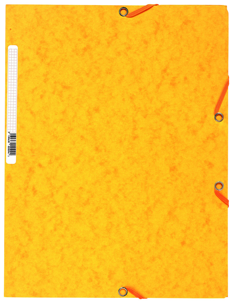 Exacompta Chemise Nature Future 3 rabats  lastique 250feuilles A4 24 x 32 cm en carte Jaune