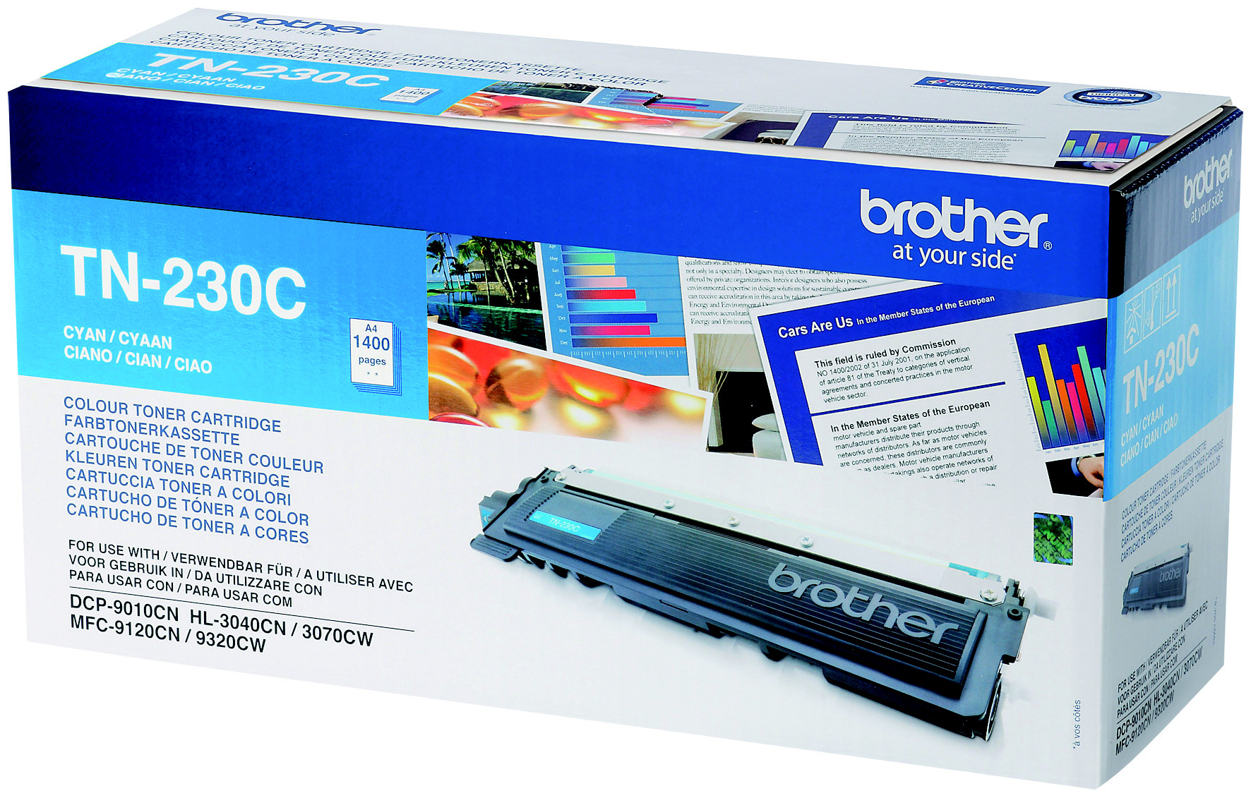 Brother TN230 Toner original - Cyan