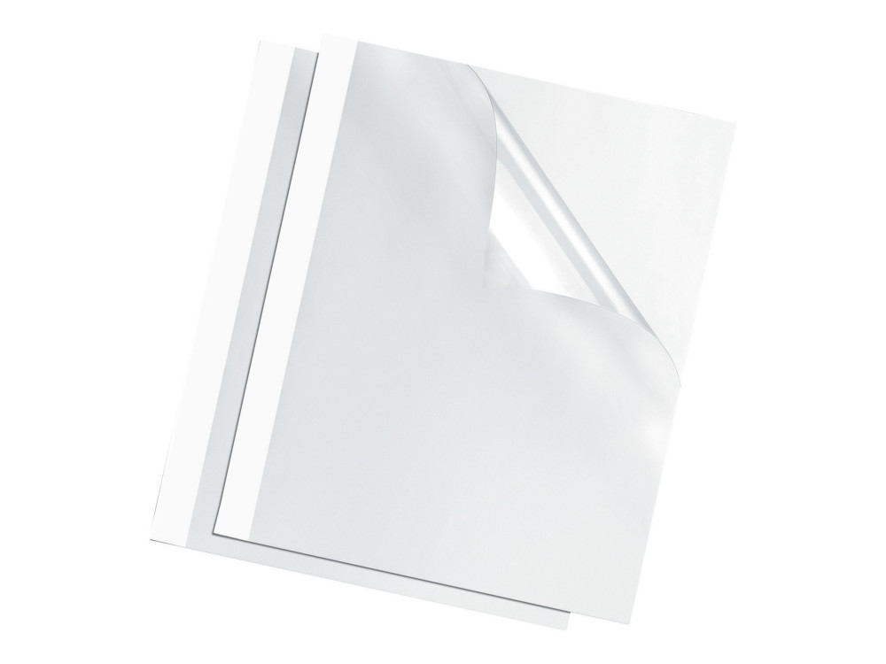 Fellowes Couvertures pour reliure thermique - 1,5 mm - Blanc - Lot de 100