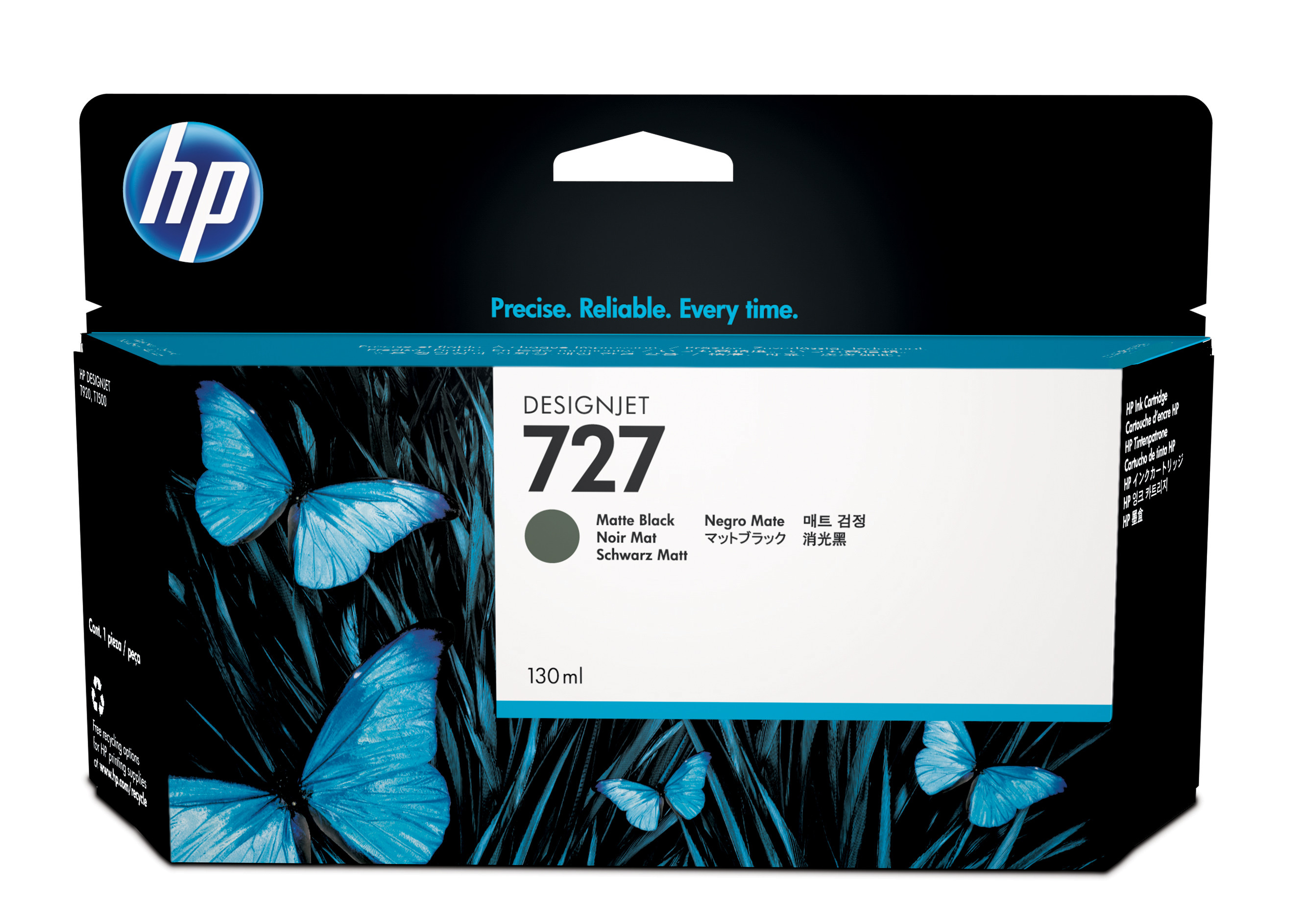 HP HP Ink Cartridge 727 130 ml Matte - vue 4