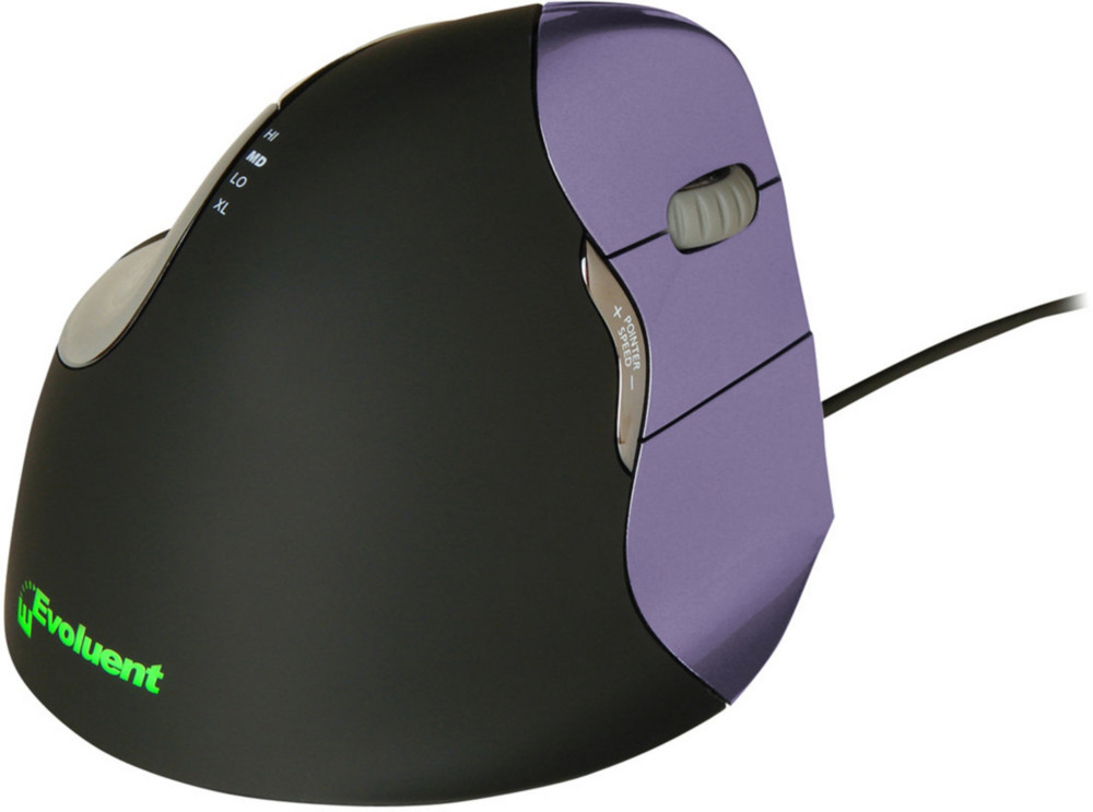 Bakker Elkhuizen Souris verticale Evoluent 4 filaire droitier - Taille S
