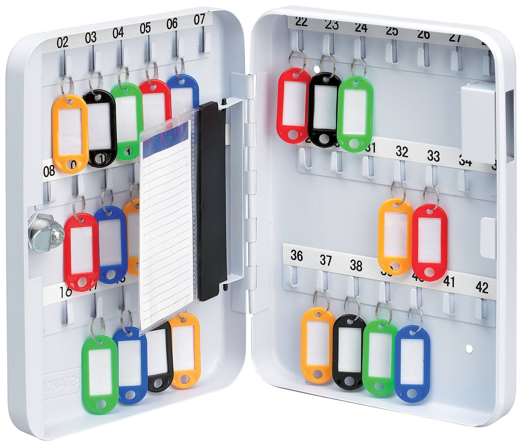 Pavo Armoire à clés - Capacité 54 clés - Coffret blanc
