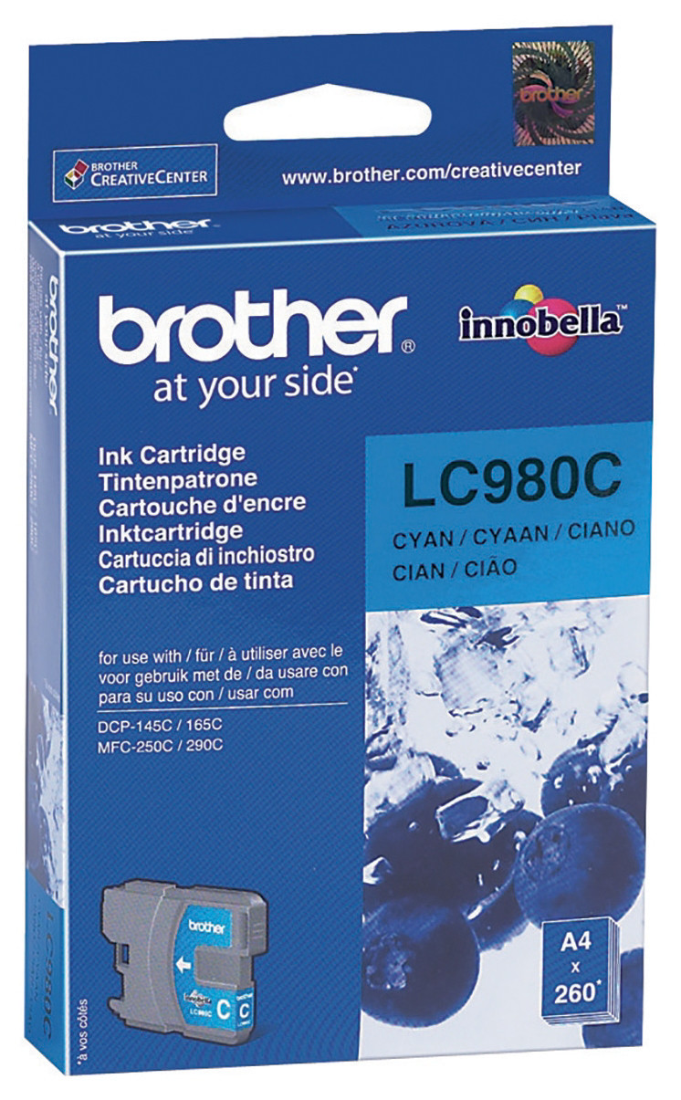 Brother LC980C Cyan - vue 7