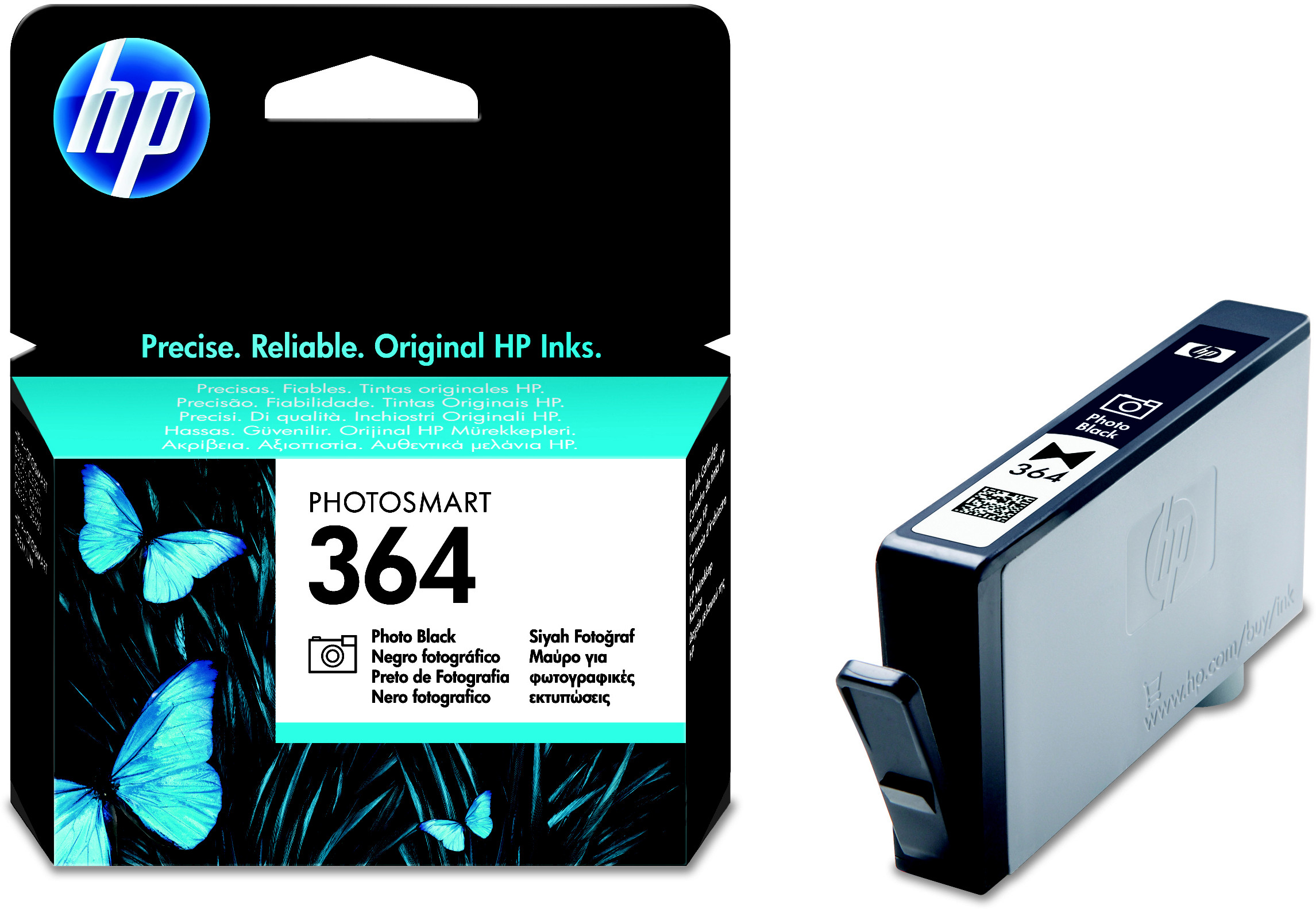 HP 364 Cartouche d'encre authentique CB317EE - Noir photo