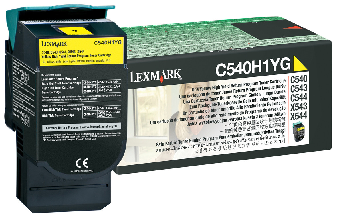 Lexmark Toner Original C540H1YG J - Jaune