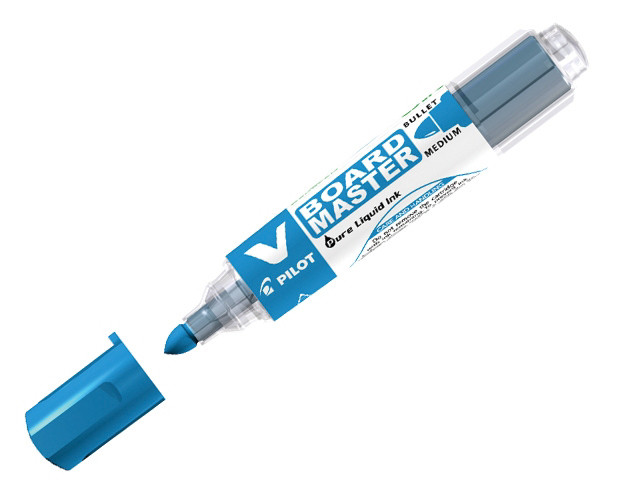 Pilot Begreen Marqueur pour tableaux blancs V Board Master Begreen, pointe 2.3 mm - Bleu