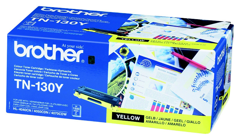 Brother TN130Y Toner Jaune Original - vue 2