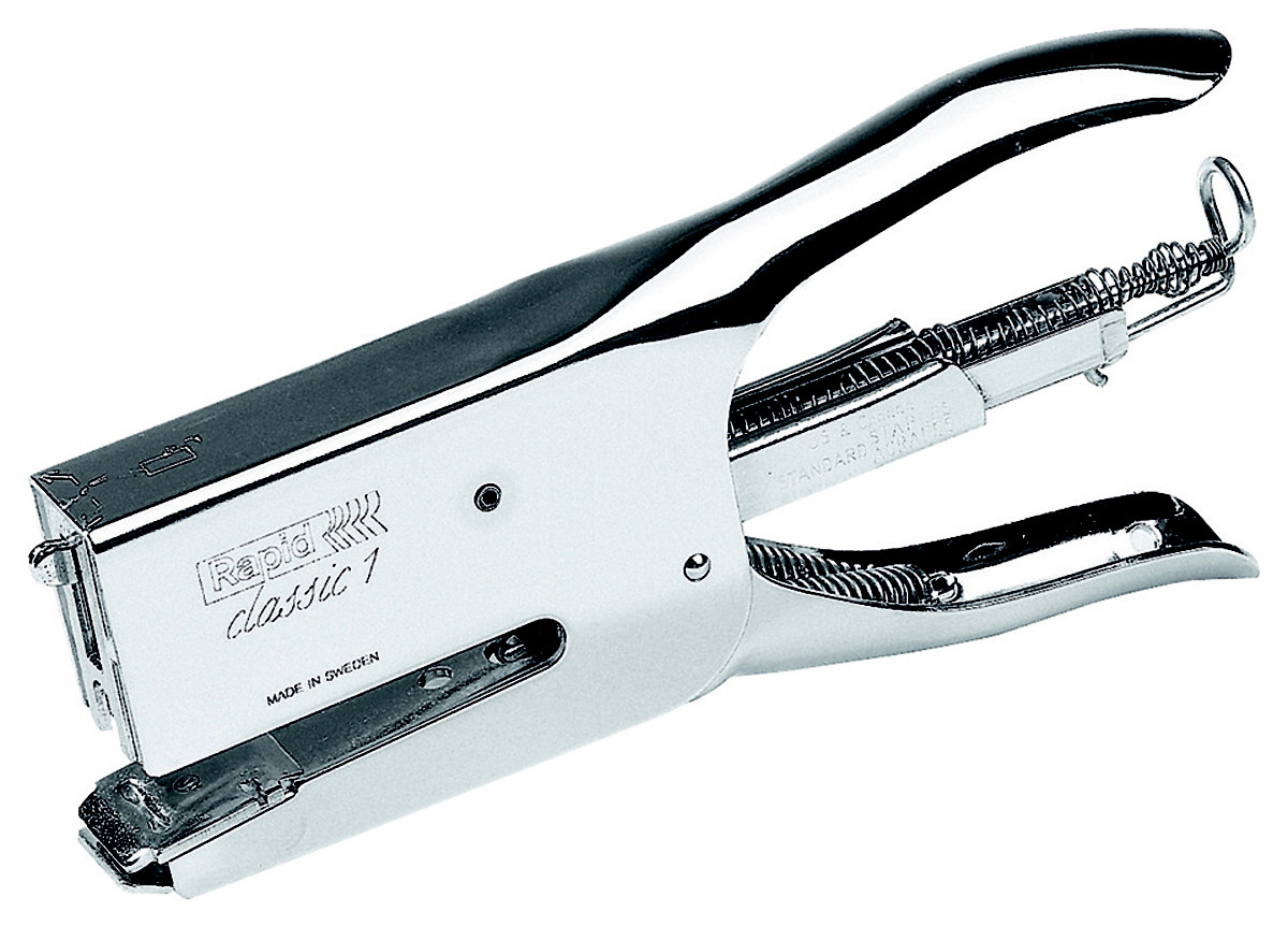 Rapid Pince Agrafeuse Classic K1 - Agrafes 26/6 et 26/8 - Capacité 50 feuilles - Acier