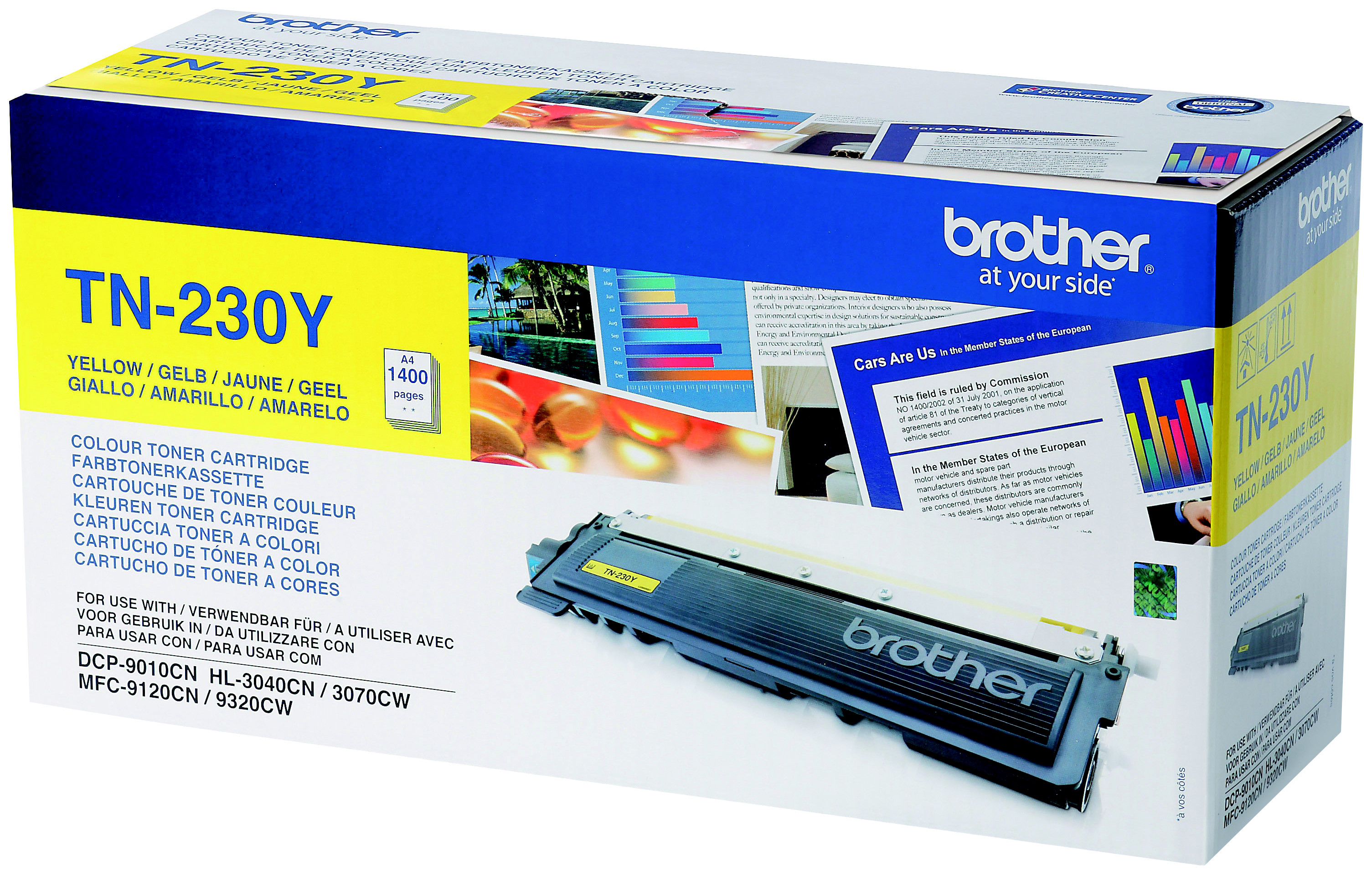 Brother TN Jaune - vue 7