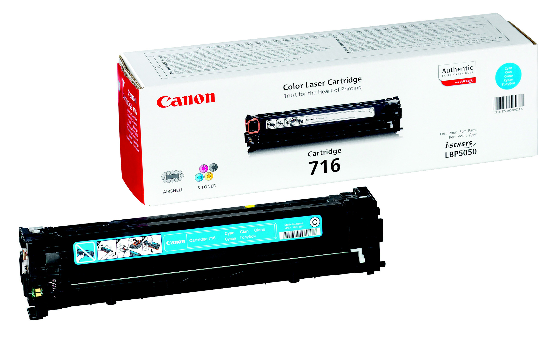 Canon 716 C Toner authentique 1979B002 - Cyan