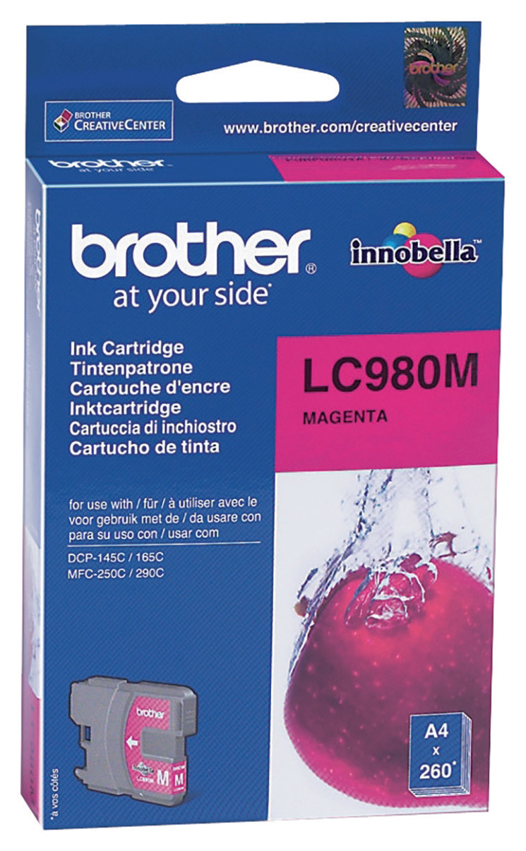 Brother LC980 Cartouche d'encre originale - Magenta