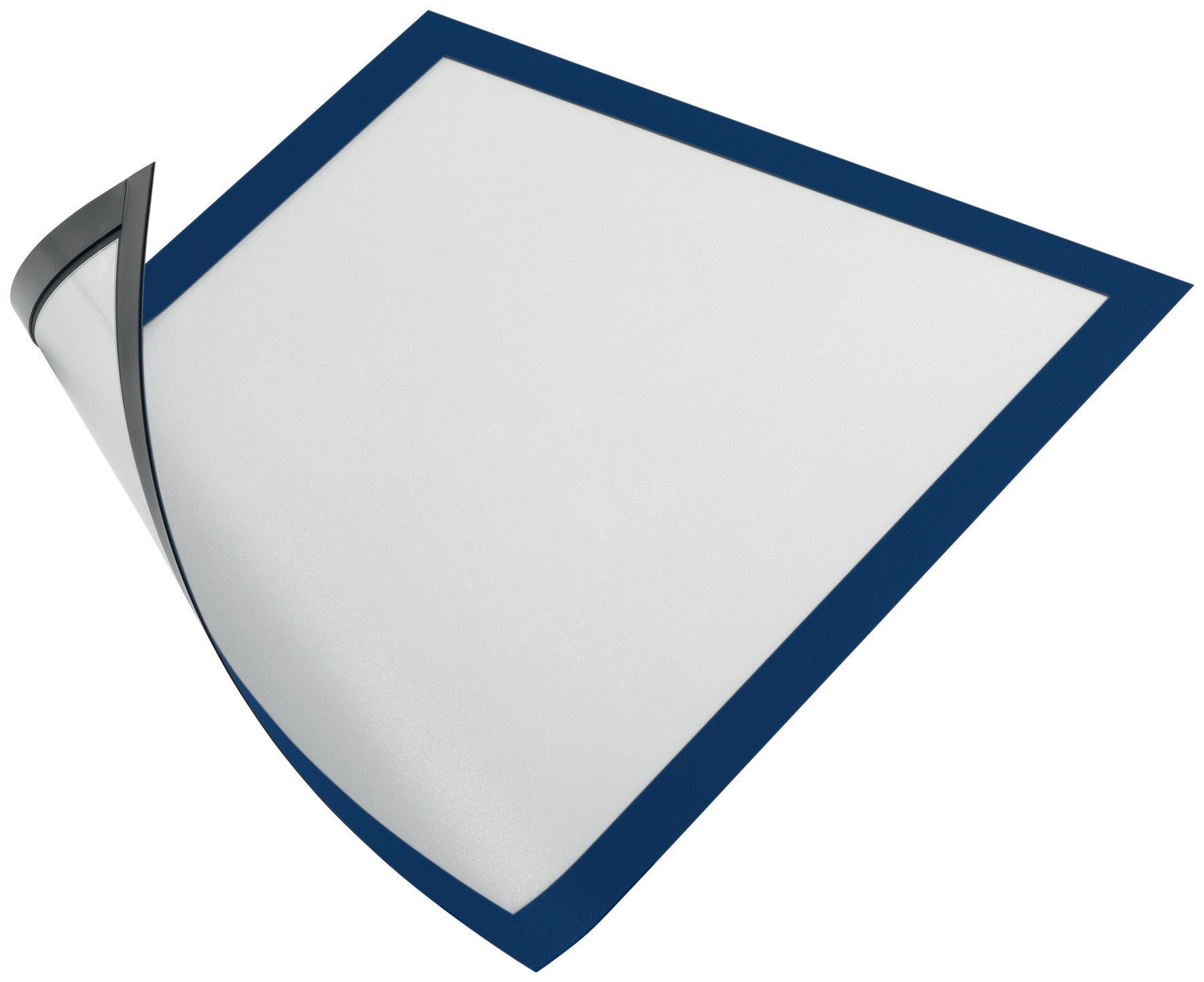 Durable Duraframe Pochette murale Cadre d'affichage magnétique A4 - Cadre bleu - Sachet de 5