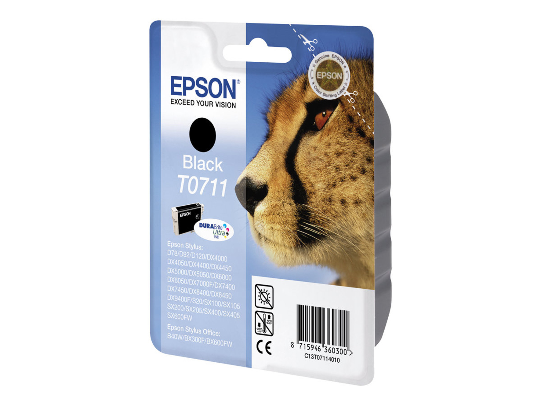 EPSON Cartouche dencre T0711 Guépard C13T07114012 - vue 6