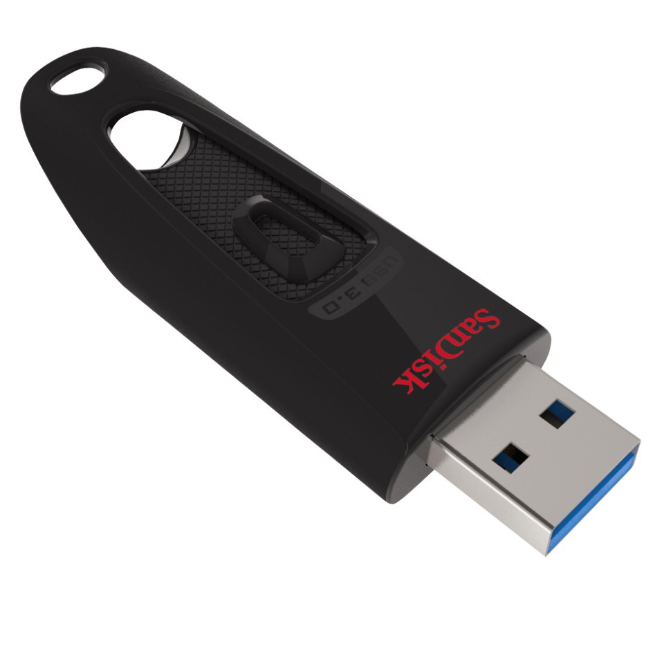 SanDisk Cl USB 3.0 Ultra - 64 Go - Noir