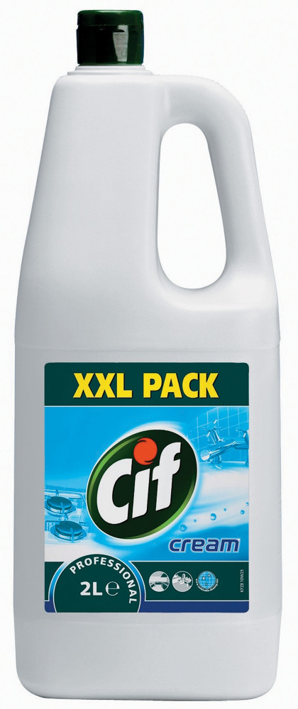 Cif Crme nettoyante polyvalente professionnelle - Nature - Bidon 2L