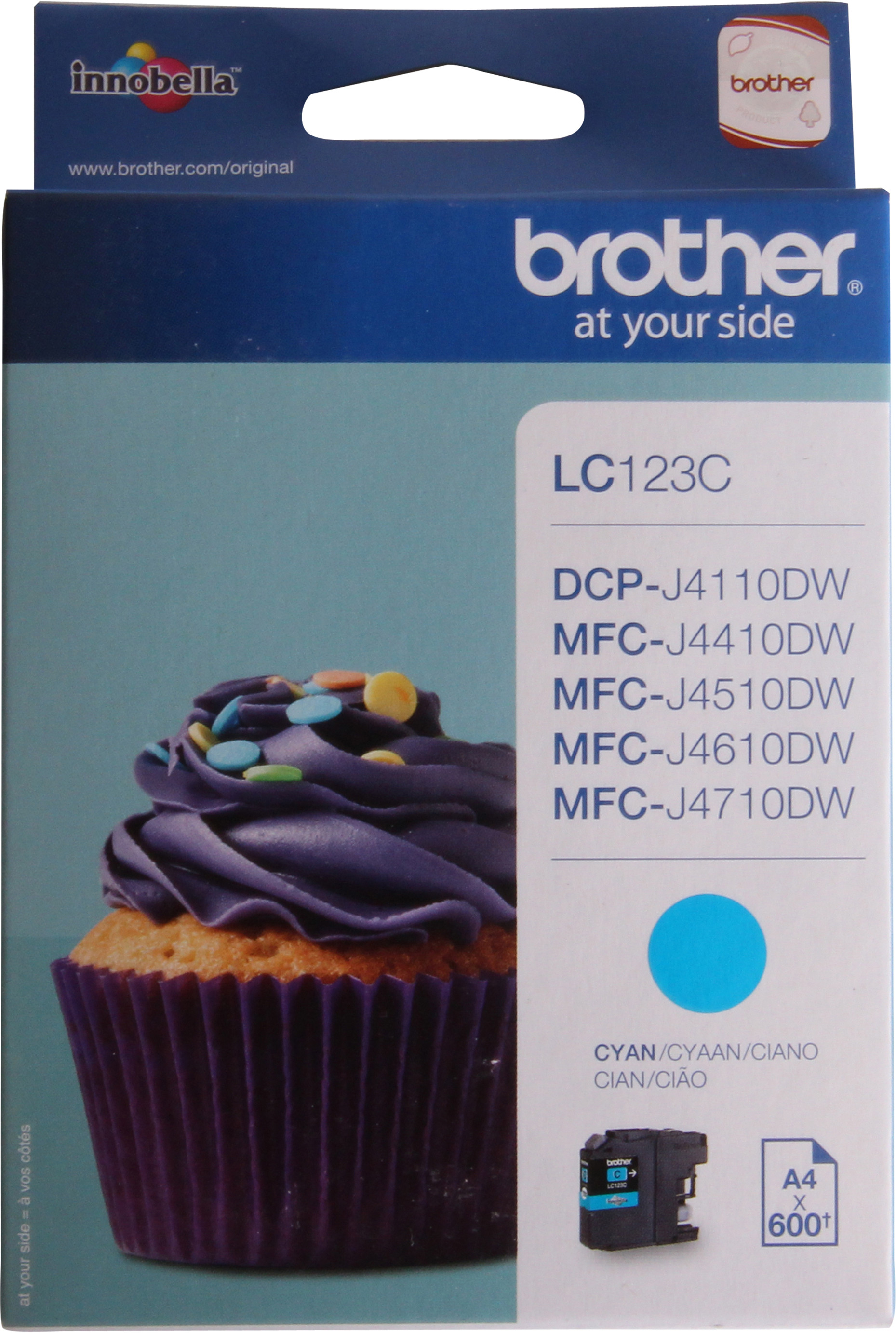 Brother LC123C Cartouche dencre Cyan - vue 8