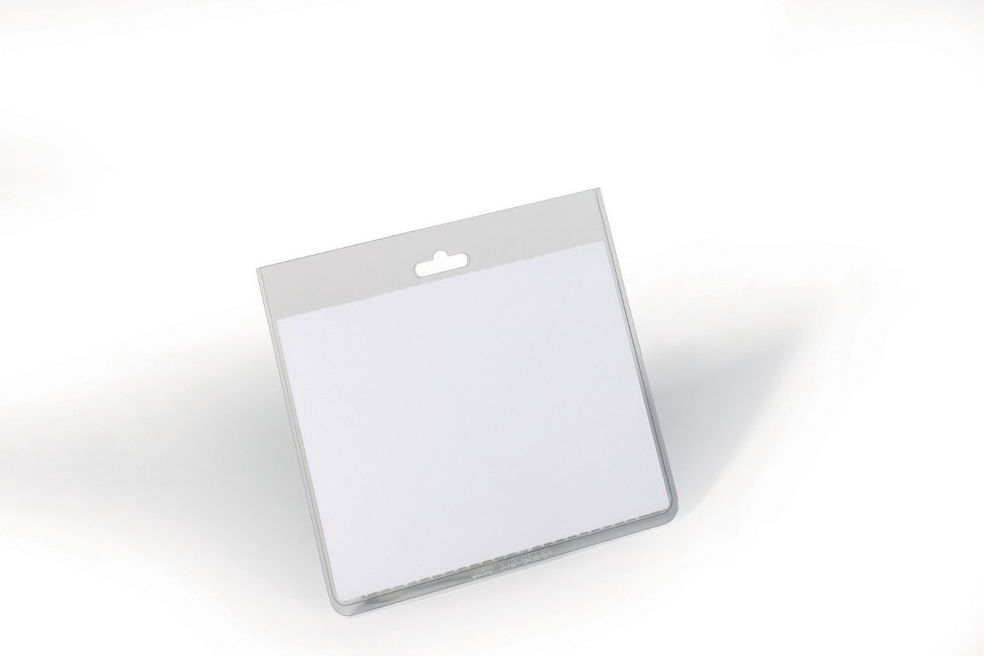 DURABLE Pochette porte-badge fermée - 60 x 90 mm -Transparent - Boîte de 20