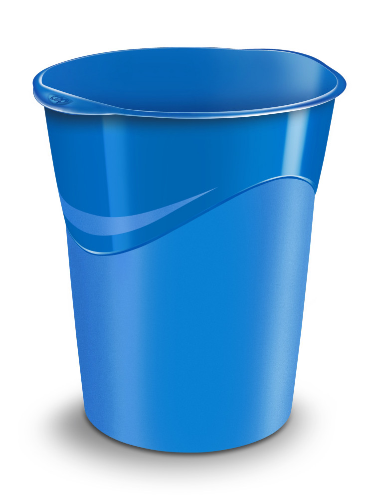 Cep Corbeille  papier280Gloss 14 L - Bleu