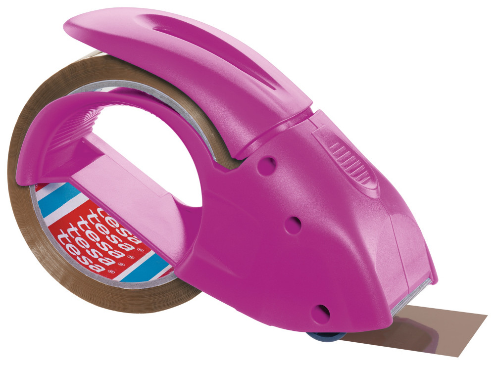 tesa Distributeur de ruban adhsif Pack 'n Go Rose 171x68x115mm