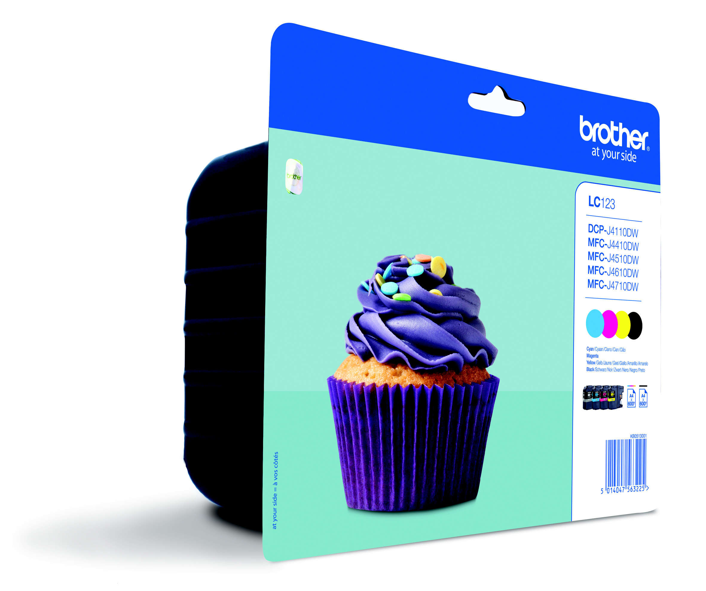 Brother LC 123 Pack de 4 Cartuchos de Tinta - vue 9