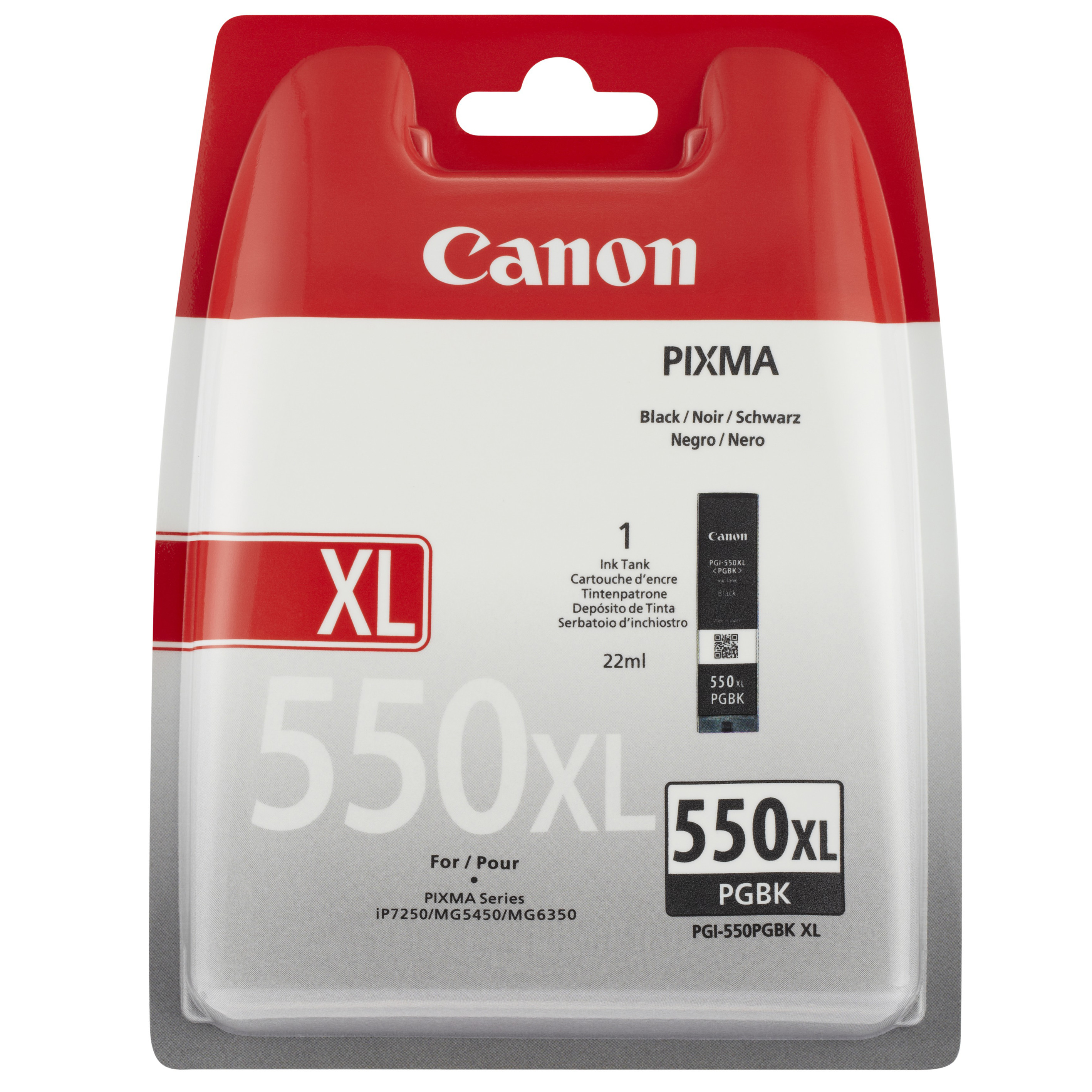 Canon PGI-550XL Cartouche d'encre authentique grande capacité 6431B001 - Noir