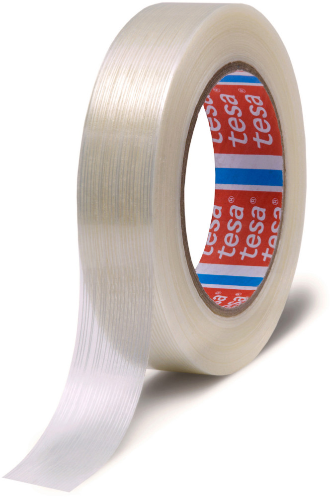 tesa Ruban d'emballage transparent monofilament 25mmx50m 04590