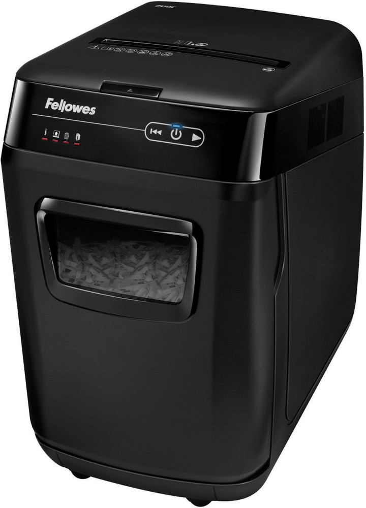 Fellowes Destructeur de documents AutoMax 200C coupe croise DIN P4 - 200 feuilles - corbeille 32L