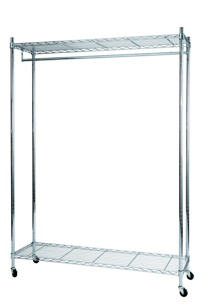 Alba Vestiaire portant de bureau mobile - chrom
