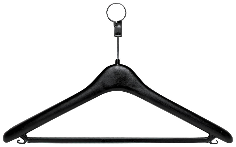 Unilux Cintre antivol plastique LOCKY - Noir - Lot de 20 pices