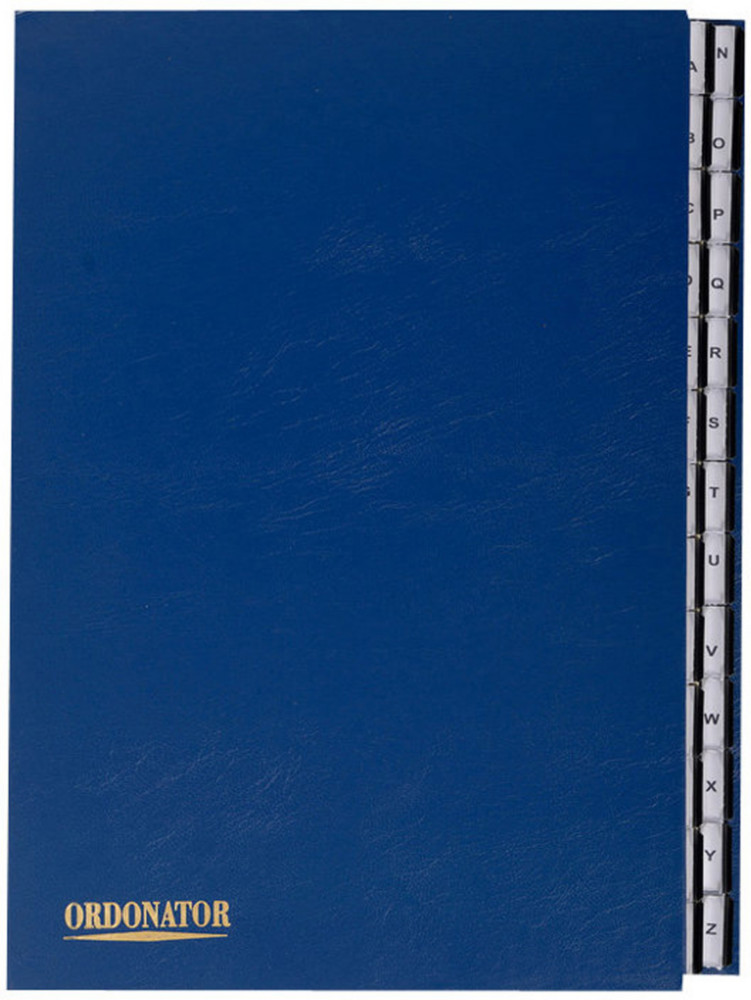 Exacompta Trieur alphabtique ORDONATOR - 26 divisions - Bleu