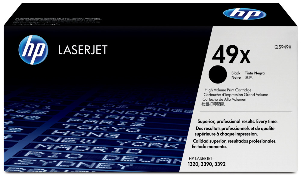 HP 49X Toner authentique grande capacit Q5949X - Noir